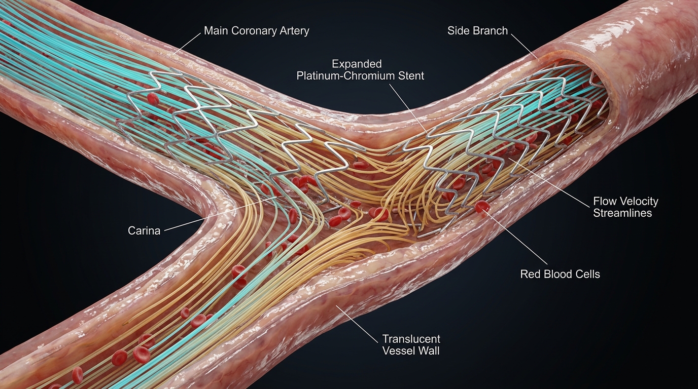 3D Hemodynamics and Stent Struts