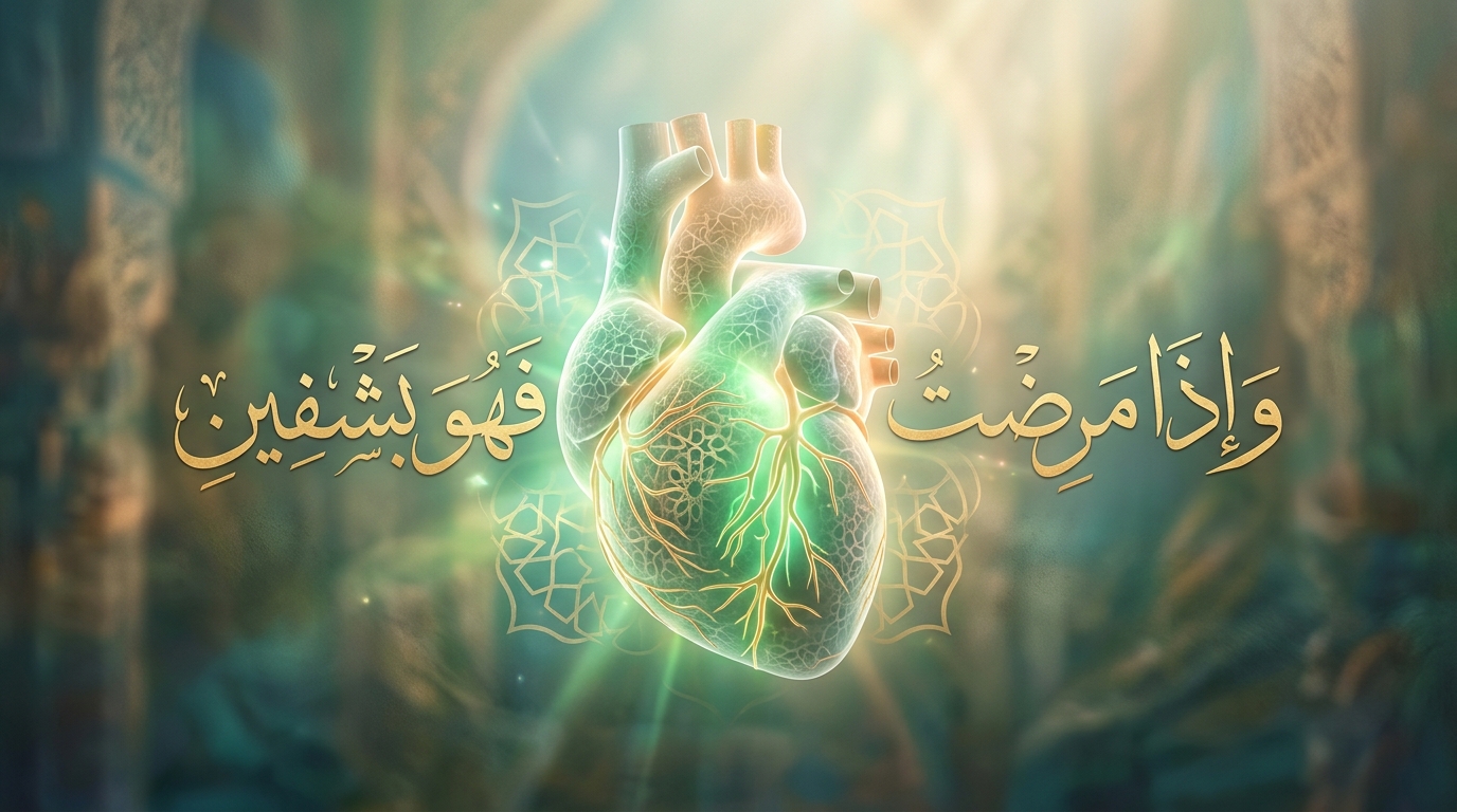 Divine Noor & Anatomical Harmony - Sacred Cardiac Visual